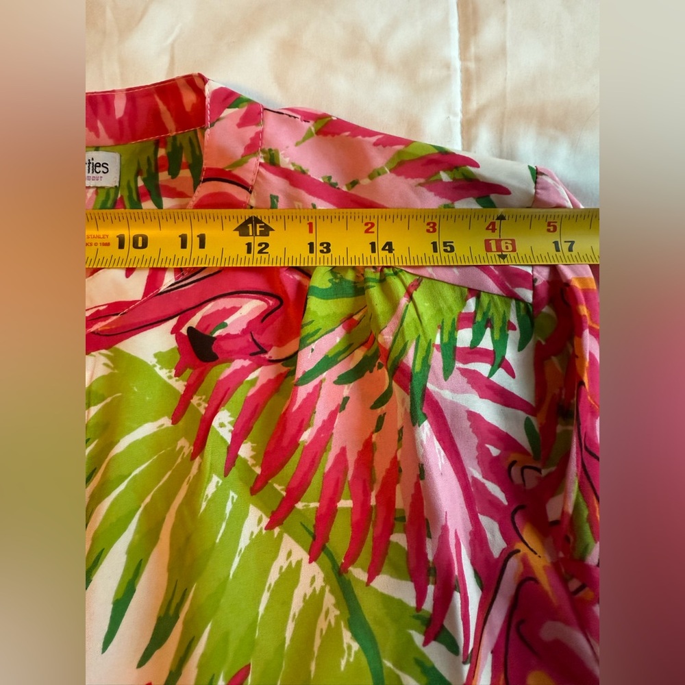 NWT Buckhead Betties Flamingo Shirt size L - Picture 7 of 11